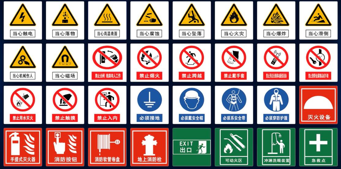 安全课堂 | 一文看懂！红黄蓝绿四色安全标志密码